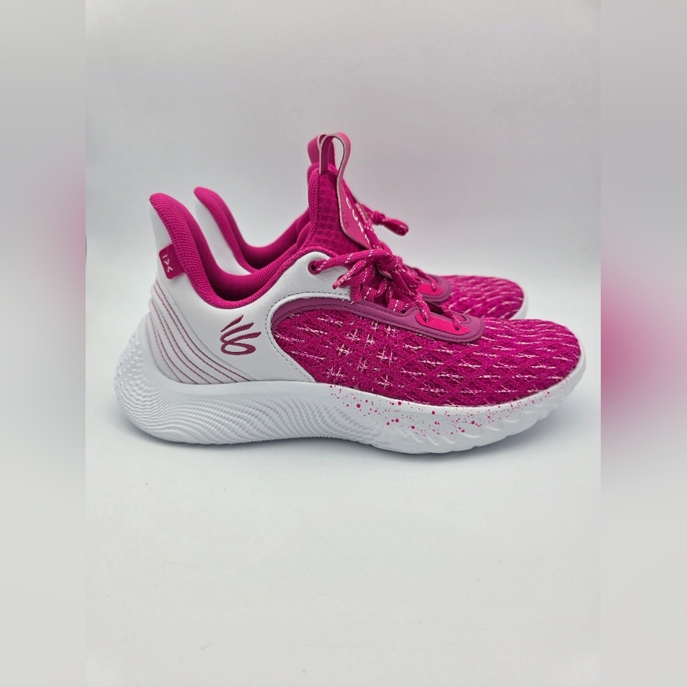 Under Armour UA Steph Curry 9 Basketball White/ Pink 3025631-600
